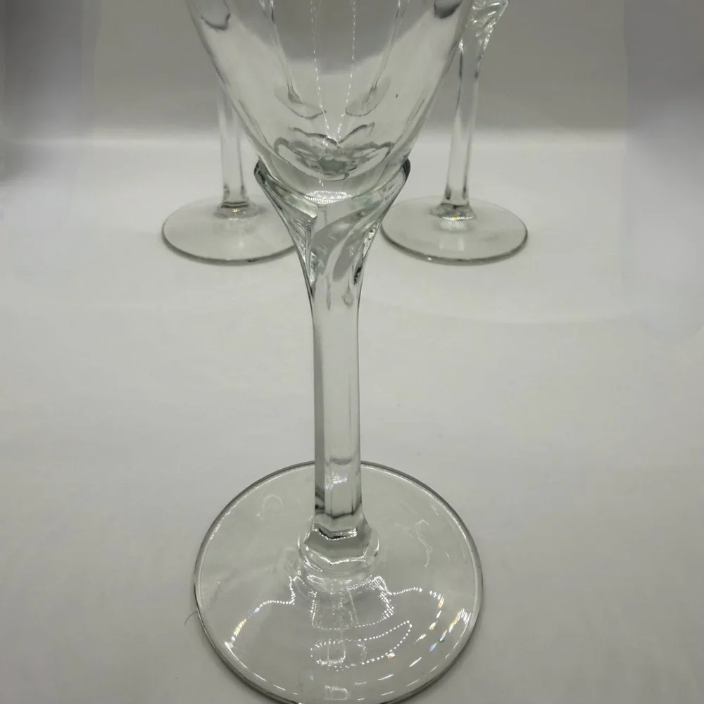 Libbey‎ Domaine Clear Champagne Flutes - Hexagonal Stem 8 7/8
